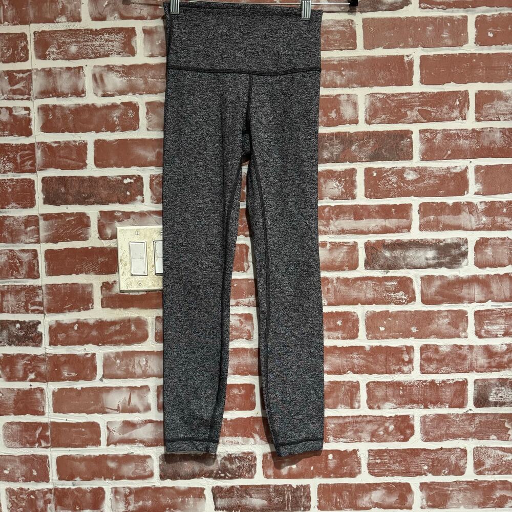 Lululemon Wunder Under High-Rise Tight Full-On Luxtreme Heathered Black Size 4